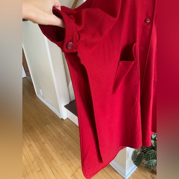 Vintage Pendleton Red Woolen Cape OS - Picture 3 of 9